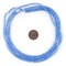 The Bead Chest Sky Blue Matte Glass Seed Beads (3mm) - 24 inch Strand of Quality Glass Beads